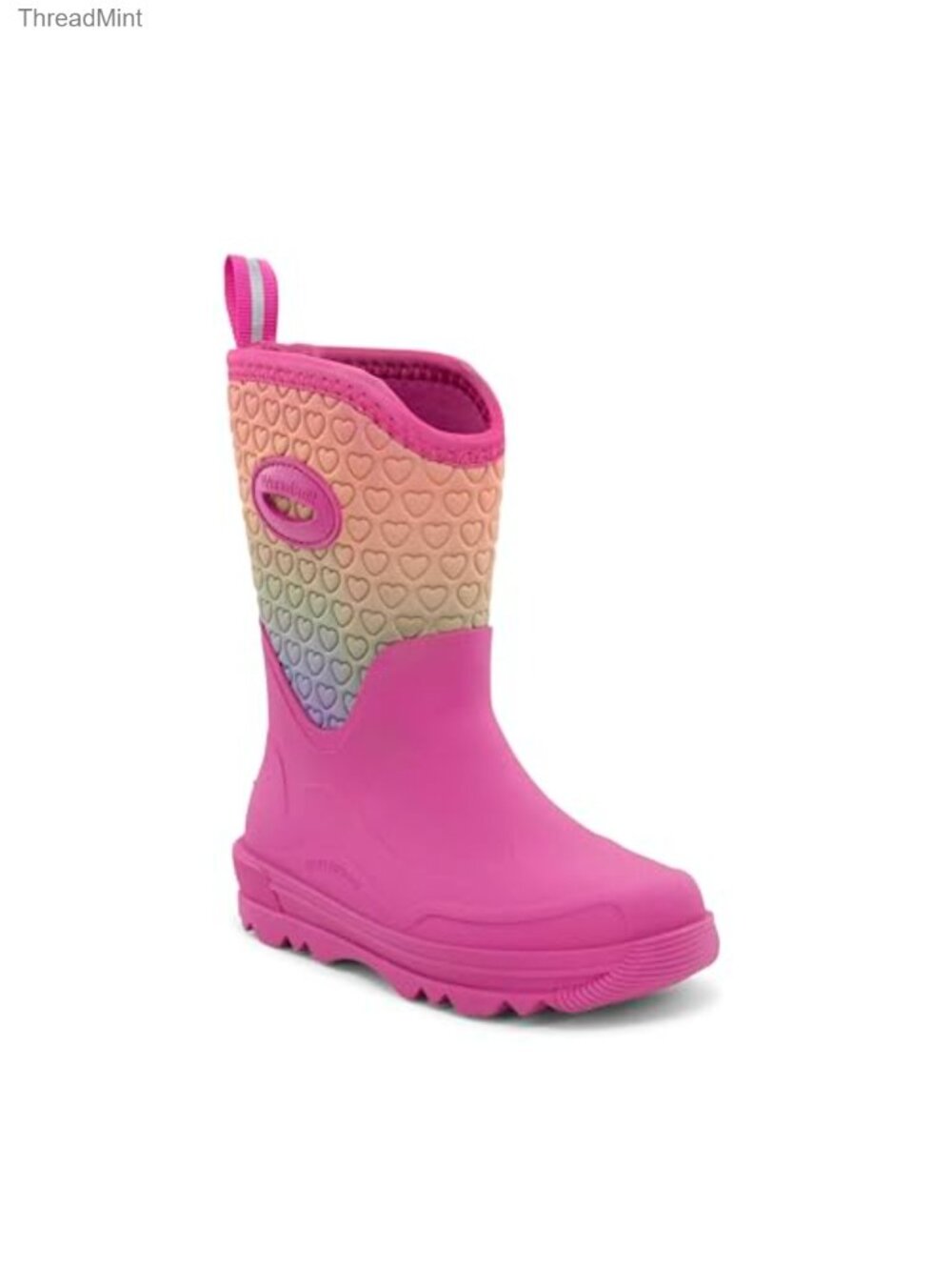 Kids Waterproof Insulated Neoprene Winter Snow Boots Fleece Lining